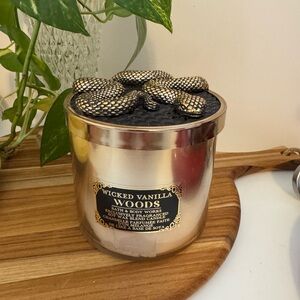RARE Wicked Vanilla Woods Candle Bath & Body Works